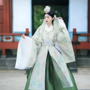 Performance costume studio photos wedding couples traditional dress skirts