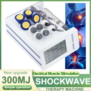 300MJ Shockwave Therapy Machine Effective ED Treatment Muscle Pain Relief Electrical Muscle Stimulation Massage Physiotherapy