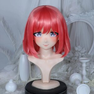 Kigurumi Timido Chute Kigurumi mask Full Headband Lock Cosplay Headshell Props Costume Anime