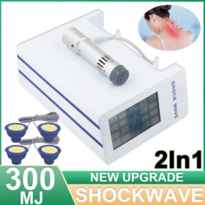 300MJ Shockwave Therapy Machine For ED Treatment Electric Muscle Stimulation Relief Fatigue Shock Wave Home Use Easy Operate