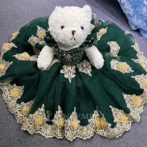 Sweet Princess Ball Gown Quinceanera Dresses Doll Clothes Customized Beaded Lace Crystals Luxury 15 Dress Vestidos De 16 Años