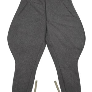 GUWB-117 WWII German Heer / Elite Officer Stone Grey Wool Breeches