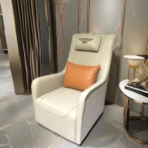 Elegant Modern Single Sofa Chair High Backrest Solid Wood Velvet Frame Leisure Chair Home Wholesale Price Living Room Furniture