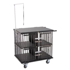 Dog Show Aluminum Portable Trolley Pet outdoor show cart cage Professional pet grooming competition Show Trolley