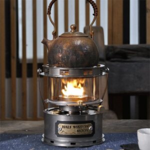 Tea Cooking Kerosene Lamp Outdoor Camping Windproof Kerosene Heating Equipment Stove Half Window Observation Kerosene Stove