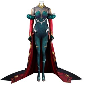 Game LOL Mel Cosplay Costume Woman’s Jumpsuit Cloak with Sleeves Full Set  Halloween Stage Party Outfit