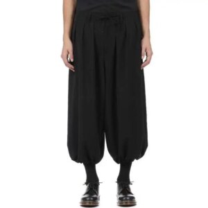 YOJI OOAK BLOOMERS YOJI drawstring wide foot nine minute pants designed by Japanese bloomers