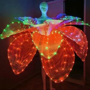 Adult LED Stage Dress Flower for Artists and Dancers
