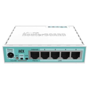 RB750Gr3 Hex ROS 5 Gigabit port, weak current box mini household wired routing