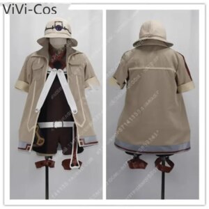 ViVi-Cos MADE IN ABYSS Riko Cosplay Costume Jumpsuit+Coat+Hat+Belt Halloween Party Outfit For Women Men New