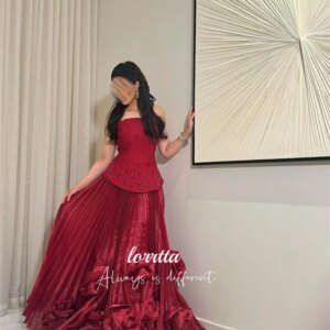 Lorrtta Customized Party Dress New in Dresses for Special Occasions Beads Prom Dresses 2025 Flower Decoration Robe Evening Gown