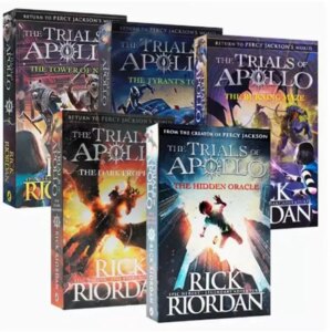 5 Books/set The Trials of Apollo Book Volume 1-5 Original English Version,English Novel Book