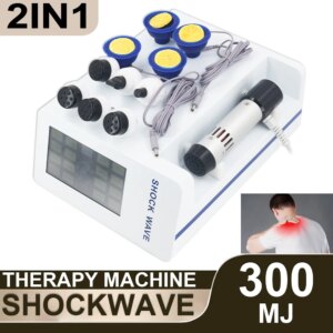 300MJ Shockwave Treatment Machine Sports Injury Relieve Pain Electric Muscle Stimulation Relax Massage Shock Wave Equipment