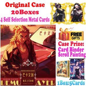 2025 Newest Case Wholesale Mangka Culture Demon Slayer Colored Paper Card Shinobu Trading Mitsuri Tanjiro CCG TCG Hobbies Gift