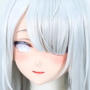 Customize Character Female/Girl Resin Kig Full Head With Lock Anime Cosplay Japanese Anime Kigurumi Mask