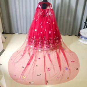 Luxury Lace Pearls 3D Flowers Ball Gown Blue Quinceanera Dresses Sweet Party Vestidos 15 Anos Vintage