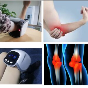 Wearable Knee Joint Massage Belt Heated & Vibration Knee Massager Knee Pain Relief Therapy Machine