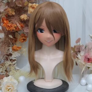 (NFD-21-68)Customize Full Head With Lock Crossdress Doll Female/Girl Japanese Anime Cartoon Character Kig Cosplay Kigurumi Mask