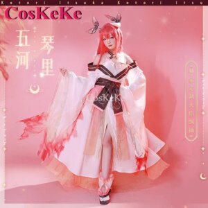 CosKeKe Itsuka Kotori Cosplay Game Anime Date A Live Costume Gorgeous Sweet Battle Uniforms Halloween Party Role Play Clothing