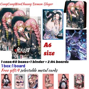 2025 Newest CangCangWenChuang Demon Slayer Borads Collection Card Shinobu Japanese Anime Trading Mitsuri Hobbies Gift