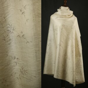 Fine Bamboo Jacquard Digital Printing Fabric 1.5 M Width New Chinese Style Han Clothing Cheongsam