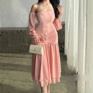 Customized Jiayigong  Jersey Sashes Ruched Clubbing A-line Strapless Bespoke Occasion Gown Midi Dresses