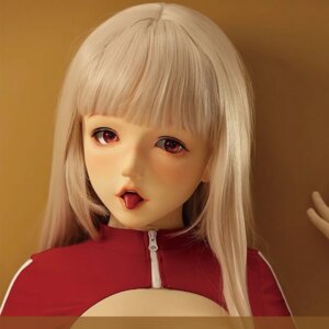 Customized Crossdressing Resin Cosplay OR Kigurumi Male To Female Mask Wig With Fake Eyes Anime characters Cosplay Kigurumi Mask