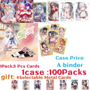 New Warm Polarold Waifu Card Hobby Game Collection Card Doujin Booster Box Genshin Ganyu Furina Yae MikoToys Card Gifts