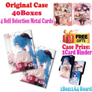 2025 Lastest A4 Size First Meet Wave 2 Waifu Card Board No Duplicate Master Set Ganyu Furina Keqing Artboard