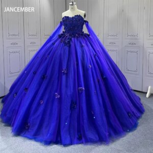vestidos de xv años Blue Quinceanera Dresses One Shoulder Beading Customized Mexican Sixteen Princess Prom Gowns