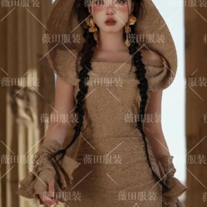 Egypt, Morocco, Dubai, Exotic Desert Trip Shoot Holiday Dress Dunhuang Waste Soil Wind Photo