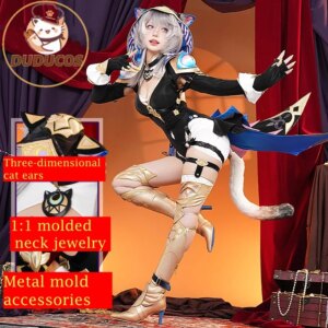 Cifera Cosplay Costume Game Honkai: Star Rail DUDU-SR HSR Women Costume Amphoreus Cifera Costume Cat