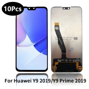 10Pcs LCD Display Touch Screen For Huawei Y9 Prime 2019 STK-L21 STK-L22 STK-LX3 LCD Digitizer Assembly Y9 2019 JKM-LX1 JKM-LX2