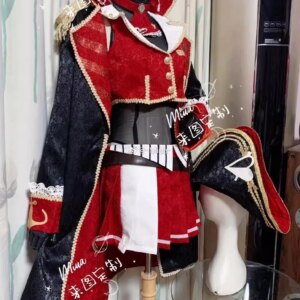 COS-KiKi [Customized] Anime Vtuber Hololive Houshou Marine Captain Game Suit Elegant Cosplay Costume Halloween Party Outfit