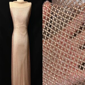 Wholesale High Quality African French Beaded Lace Fabric 2025 Sewing Sequins Embroidery Nigeria Lace Fabric for Party Dresses