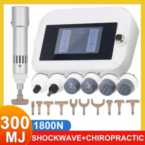 ShockwaveTherapy Machine For ED Treatment Limbs Pain Relief Relax Massage 2in1 Chiropractic Tool Electric Correction Gun 300mj