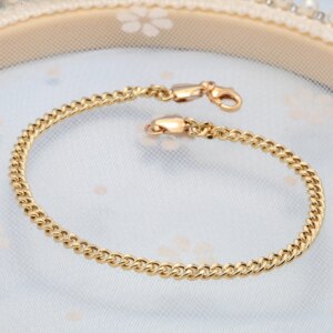 Punk Mens Curb Cuban Link Chain 5.1mm 18K Yellow Gold Women Male Jewelry Gifts For Hiphop Boy