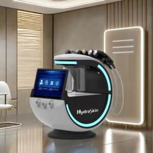 7 In1 Smart Ice Blue Hydra Oxygen Facial Machine with Skin Analyzer Multifunctional Hydradermabrasion Aquafacial Machine