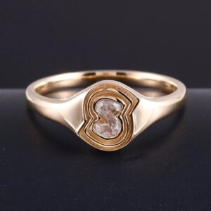 Provence 18K 14K 10K Yellow Gold 1.2ct D Color VVS1 Customized Letter Shape GRA Moissanite Rings For Women Party Wedding Band