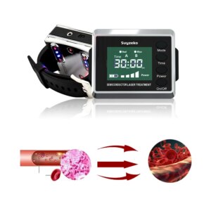 Physiotherapy Low Intensity Cold Laser Therapy Wrist Watch Medical Semiconductor Laser Treatments Hypertension Diabetes Rhinitis