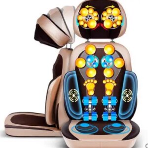 Electric Back Massager Cervical Heating Neck Waist shiatsu Cushion Household Whole Body kneading Massage For Chair 220V
