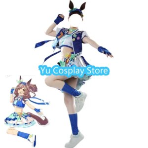Yu-Cosplay Game Pretty Derby Matikanetannhauser Cosplay Costumes Women Cute Party Dress Suit Halloween Uniforms Anime Clothing
