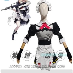 COSGOGO [Customized] Girls’ Frontline G36 Cosplay Costume Halloween Game Suit Women Men Maid Sexy Dress