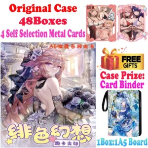 2025 Lastest A5 Size Crimson Fantasy Culture Waifu Card Board Raiden Ganyu Feet Keqing Artboard TCG Toys Hobby Gift
