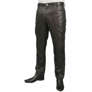 Men’s Casual Wear Authentic Lambskin Pure Leather Pant High Quality Trouser