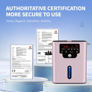 Suyzeko 1500ML Hydrogen Oxygen Inhalation Machine Hydrogen Molecular Gas Therapy Device Water Generator H2 Inhaler Water Ionizer