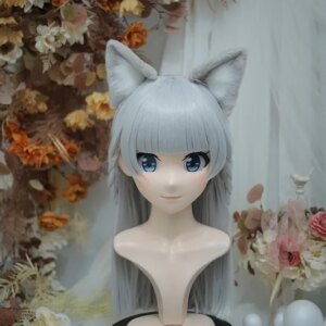 Kigurumi Shiyu Kigurumi mask full headband lock cosplay headshell props costume anime game