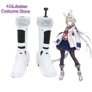 Umamusume: Pretty Derby Oguri Cap Anime Characters Shoe Cosplay Shoes Boots Halloween Party Costume Prop