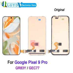 6.3-inch OLED LCD Screen For Google Pixel 9 Pro GR83Y GEC77, 120Hz Display Touch Screen Digitizer Repair Tested Replacement Part
