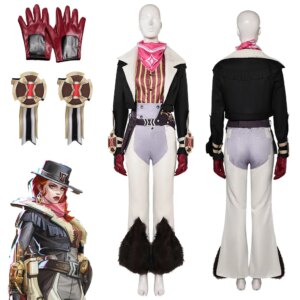 Mrs. Barnes Natasha Cosplay Fantasy Clothing Cowboy Suits Game Rival Costume Disguise Adult Women Roleplay Fantasia Party Outfit